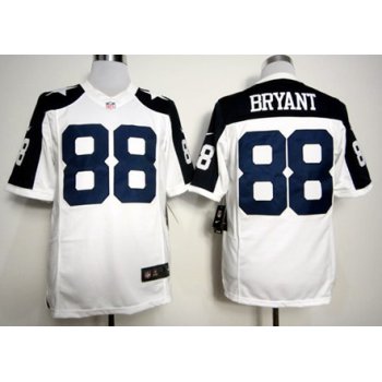 Nike Dallas Cowboys #88 Dez Bryant White Thanksgiving Limited Jersey