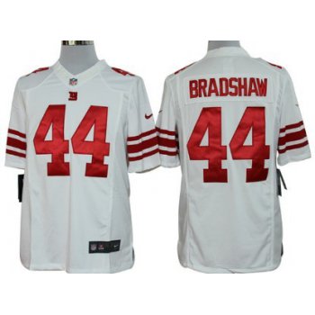 Nike New York Giants #44 Ahmad Bradshaw White Limited Jersey