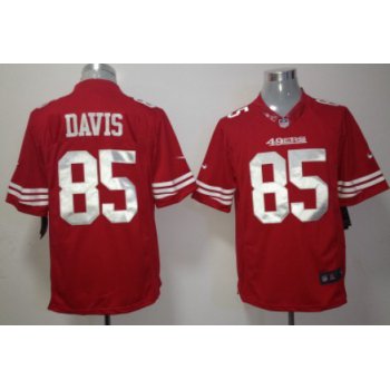Nike San Francisco 49ers #85 Vernon Davis Red Limited Jersey