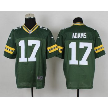 Nike Green Bay Packers #17 Davante Adams Green Elite Jersey