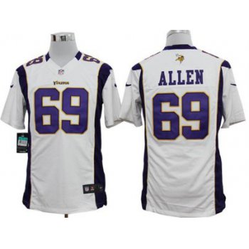 Nike Minnesota Vikings #69 Jared Allen White Limited Jersey