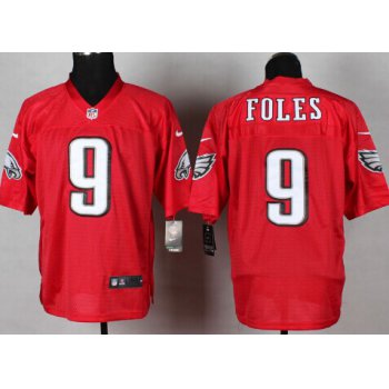 Nike Philadelphia Eagles #9 Nick Foles 2014 QB Red Elite Jersey