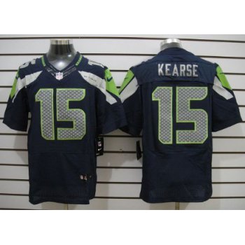 Nike Seattle Seahawks #15 Jermaine Kearse Navy Blue Elite Jersey