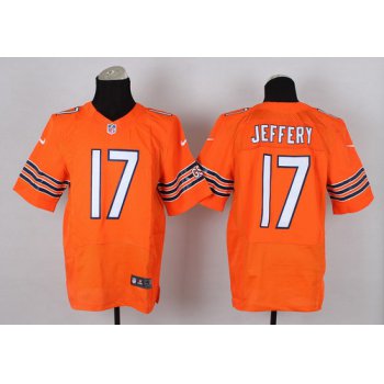 Nike Chicago Bears #17 Alshon Jeffery Orange Elite Jersey