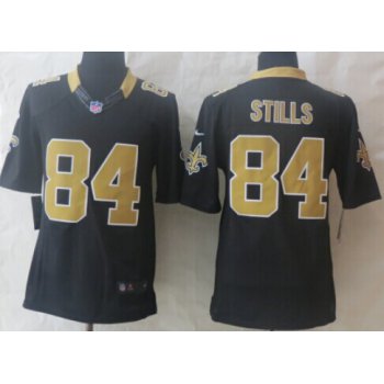 Nike New Orleans Saints #84 Kenny Stills Black Limited Jersey