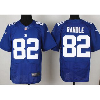 Nike New York Giants #82 Rueben Randle Blue Elite Jersey
