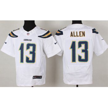 Nike San Diego Chargers #13 Keenan Allen 2013 White Elite Jersey
