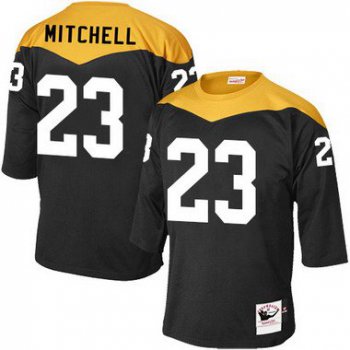 Men's Pittsburgh Steelers #23 Mike Mitchell Black 1967 Home Throwback NFL Jersey
