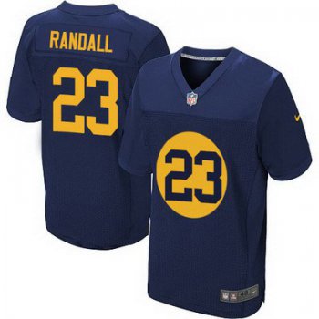 Men's Green Bay Packers #23 Damarious Randall Navy Blue Alternate NFL Nike Elite Jersey