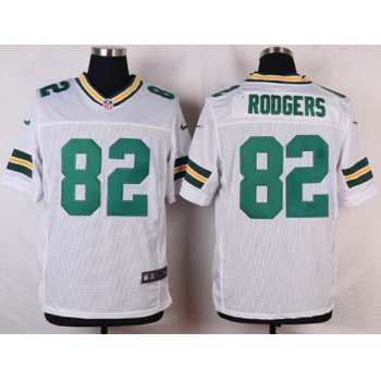 Men's Green Bay Packers #82 Richard Rodgers White Road NFL Nike Elite Jersey