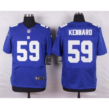 Men's New York Giants #59 Devon Kennard Royal Blue Team Color NFL Nike Elite Jersey