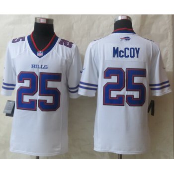 Nike Buffalo Bills #25 LeSean McCoy 2013 White Limited Jersey