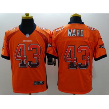 Nike Denver Broncos #43 T.J. Ward Drift Fashion Orange Elite Jersey