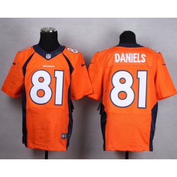 Nike Denver Broncos #81 Owen Daniels 2013 Orange Elite Jersey