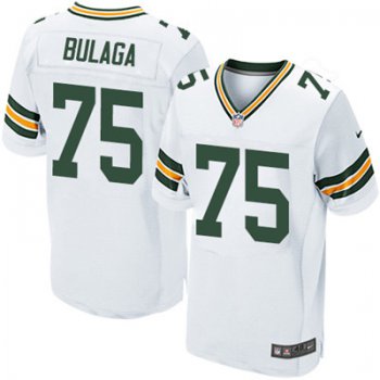 Nike Green Bay Packers #75 Bryan Bulaga White Elite Jersey