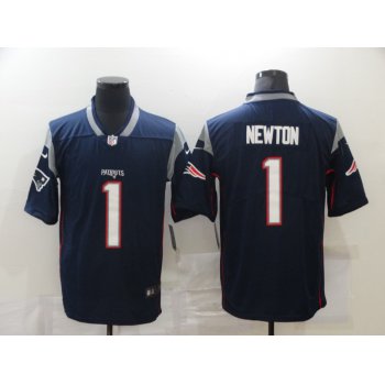 Men's New England Patriots #1 Cam Newton Navy Blue 2017 Vapor Untouchable Stitched NFL Nike Limited Jersey