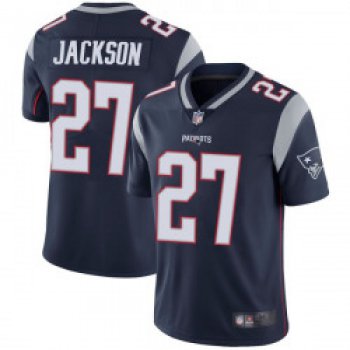 Men's New England Patriots #27 J.C. Jackson Limited Team Color Vapor Untouchable Navy Jersey