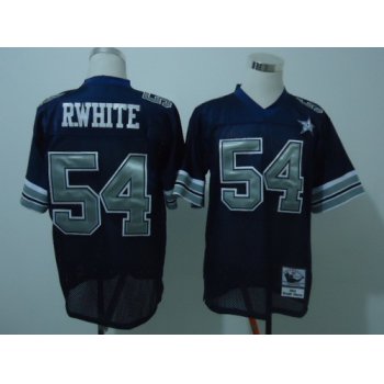 Dallas Cowboys #54 Randy White Navy Blue 25TH Throwback Jersey