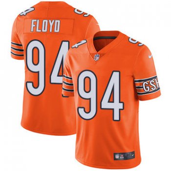 Nike Chicago Bears #94 Leonard Floyd Orange Men's Stitched NFL Limited Rush Jersey