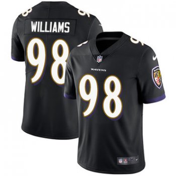 Nike Baltimore Ravens #98 Brandon Williams Black Alternate Men's Stitched NFL Vapor Untouchable Limited Jersey