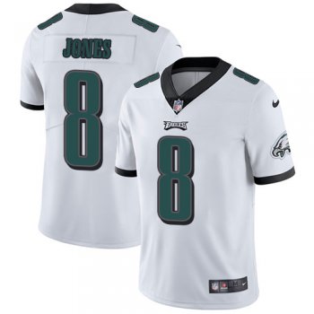 Nike Philadelphia Eagles #8 Donnie Jones White Men's Stitched NFL Vapor Untouchable Limited Jersey