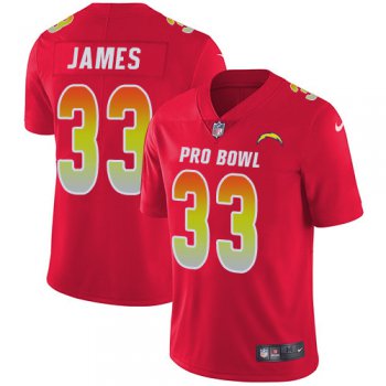 Nike Los Angeles Chargers #33 Derwin James Red Men's Stitched NFL Limited AFC 2019 Pro Bowl Jersey
