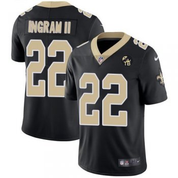 Nike New Orleans Saints #22 Mark Ingram II Black With Tom Benson Patch Vapor Untouchable Limited Jersey