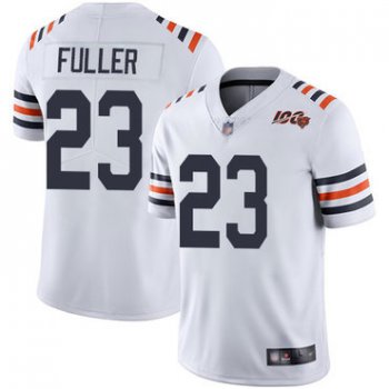 Bears #23 Kyle Fuller White Alternate Men's Stitched Football Vapor Untouchable Limited 100th Season Jersey