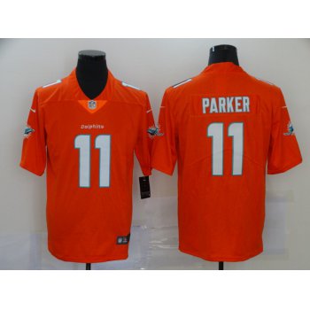 Men's Miami Dolphins #11 DeVante Parker Orange 2020 Vapor Untouchable Stitched NFL Nike Limited Jersey