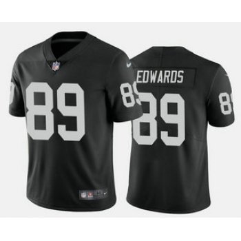 Men's Las Vegas Raiders #89 Bryan Edwards Black 2020 Vapor Untouchable Stitched NFL Nike Limited Jersey