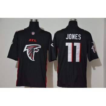 Nike Atlanta Falcons #11 Julio Jones Black Team Big Logo Vapor Untouchable Limited Jersey