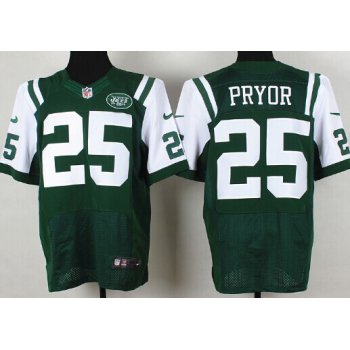 Nike New York Jets #25 Calvin Pryor Green Elite Jersey