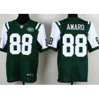 Nike New York Jets #88 Jace Amaro Green Elite Jersey