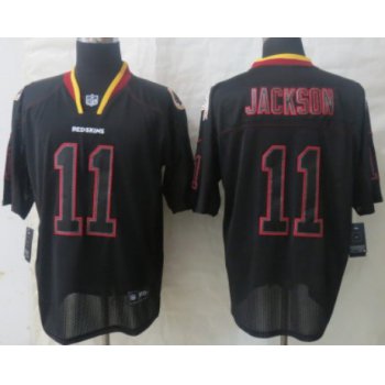 Nike Washington Redskins #11 DeSean Jackson Lights Out Black Elite Jersey