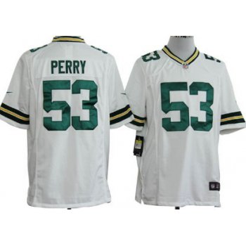Nike Green Bay Packers #53 Nick Perry White Game Jersey