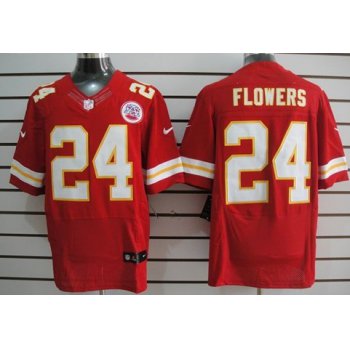 Nike Kansas City Chiefs #24 Brandon Flowers Red Elite Jersey