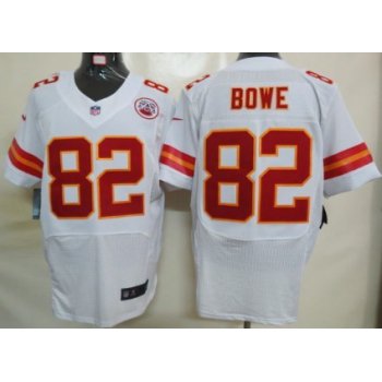 Nike Kansas City Chiefs #82 Dwayne Bowe White Elite Jersey