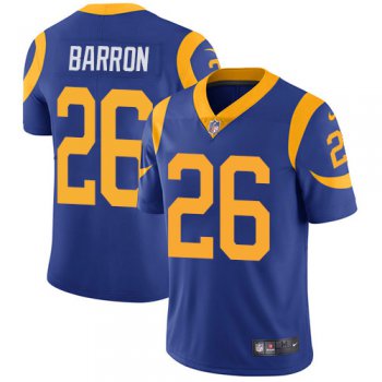 Nike Rams #26 Mark Barron Royal Blue Alternate Men's Stitched NFL Vapor Untouchable Limited Jersey