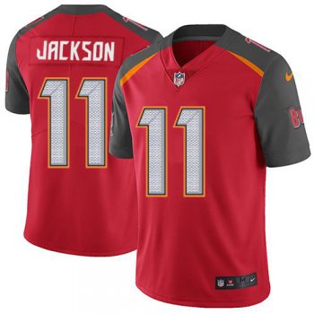 Men's Nike Buccaneers #11 DeSean Jackson Red Team Color Stitched NFL Vapor Untouchable Limited Jersey