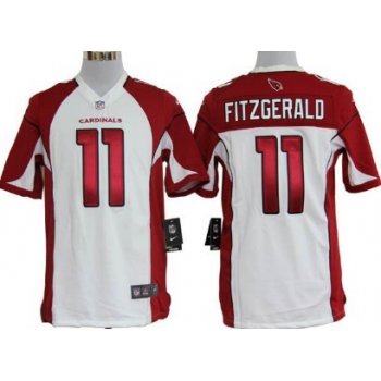 Nike Arizona Cardinals #11 Larry Fitzgerald White Game Jersey