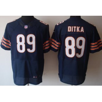 Nike Chicago Bears #89 Mike Ditka Blue Elite Jersey