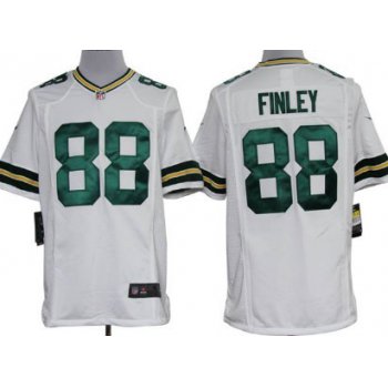 Nike Green Bay Packers #88 Jermichael Finley White Game Jersey