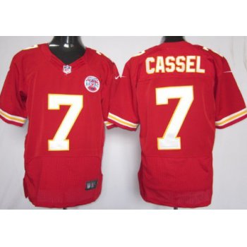 Nike Kansas City Chiefs #7 Matt Cassel Red Elite Jersey