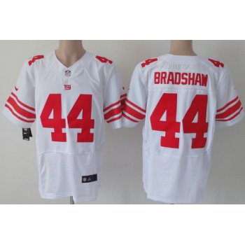 Nike New York Giants #44 Ahmad Bradshaw White Elite Jersey