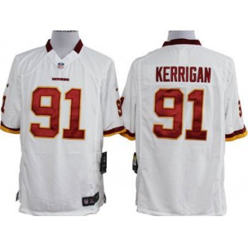 Nike Washington Redskins #91 Ryan Kerrigan White Game Jersey