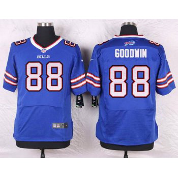 Men's Buffalo Bills #88 Marquise Goodwin Royal Blue Team Color NFL Nike Elite Jersey