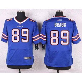 Men's Buffalo Bills #89 Chris Gragg Royal Blue Team Color NFL Nike Elite Jersey