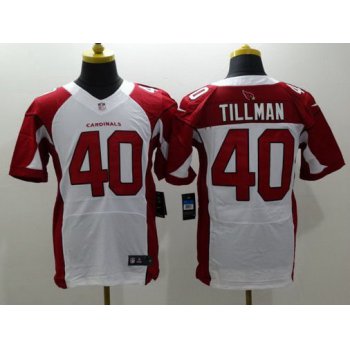 Men's Arizona Cardinals #40 Pat Tillman White Retired Player NFL Nike Elite Jersey
