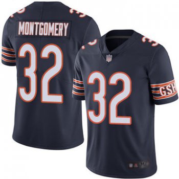 Bears #32 David Montgomery Navy Blue Team Color Men's Stitched Football Vapor Untouchable Limited Jersey
