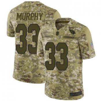 Cardinals #33 Byron Murphy Camo Men's Stitched Football Limited 2018 Salute to Service Jersey